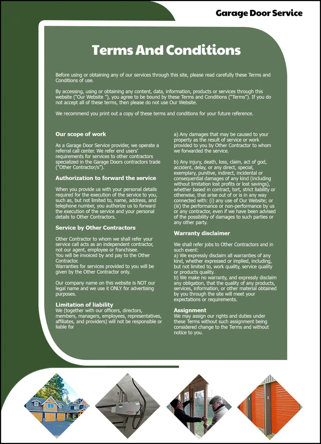 Metro Garage Doors Arlington, VA 703-791-1684